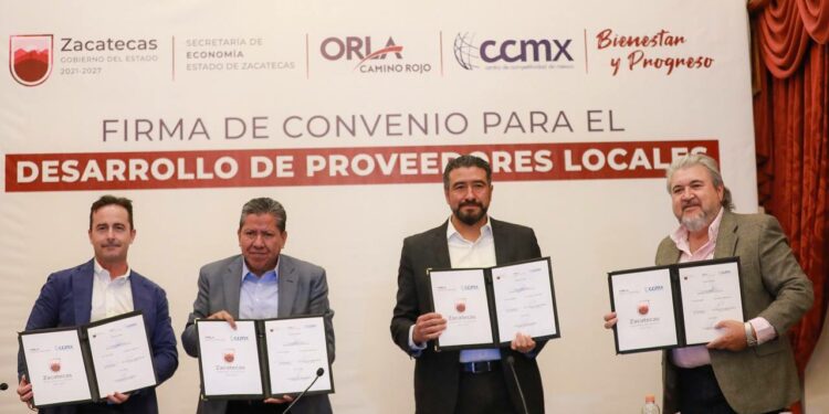 Orla Mining firma convenio para invertir en proveedores locales en Zacatecas