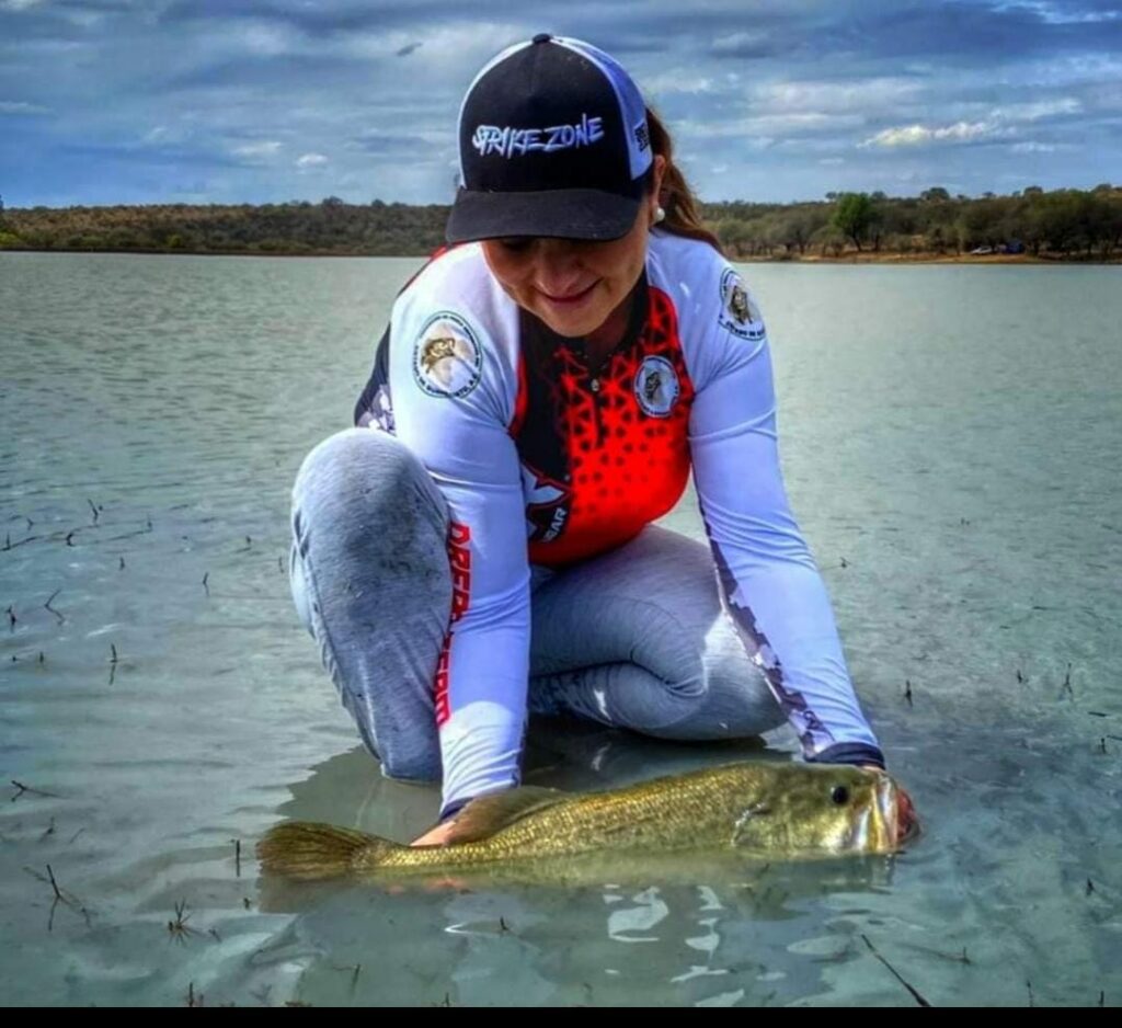 Karla Jaime, pesca deportiva